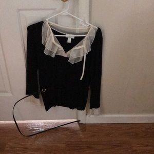 Belted sweater /blouse